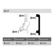Load image into Gallery viewer, SRAM Post Bracket 40P Info