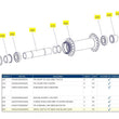 Load image into Gallery viewer, DT 350 FRONT HUB - IS DISC BIG RIDE