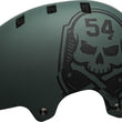 Load image into Gallery viewer, bell-local-bmx-skate-helmet-skull-matte-green-blac