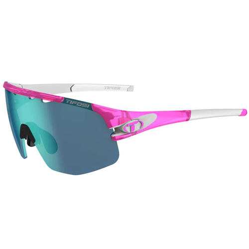 Tifosi Sledge Lite Crystal Pink, Clarion Blue/Ac Red/Clear Lens