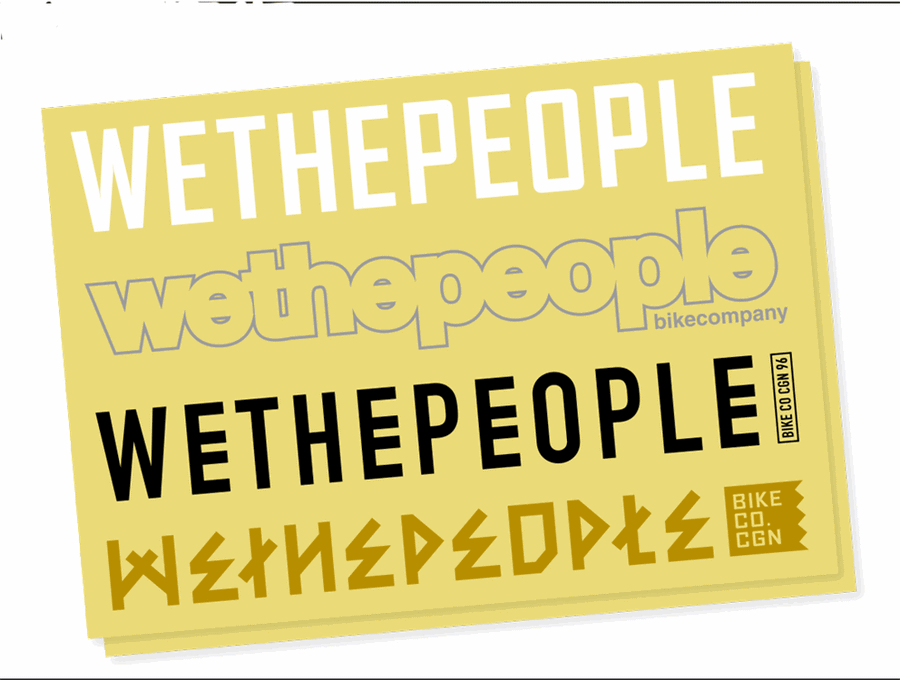 WTP Four Big Sticker Set