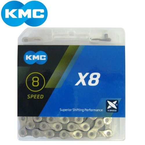 KMC 8 Speed Chain 1/2 x 3/32 116L