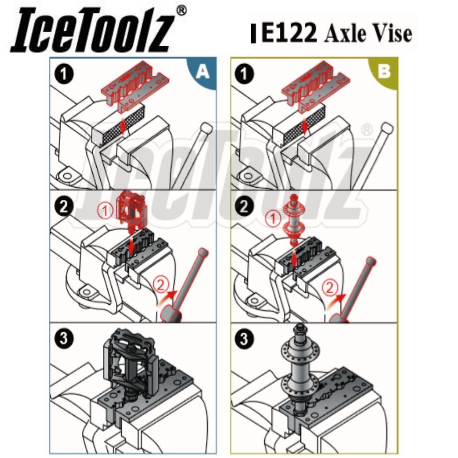 TOO2143 - IceToolz axle Vise Applications