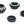 Load image into Gallery viewer, H/SET 1&quot; 21&amp;22 TOP NUT BLK
