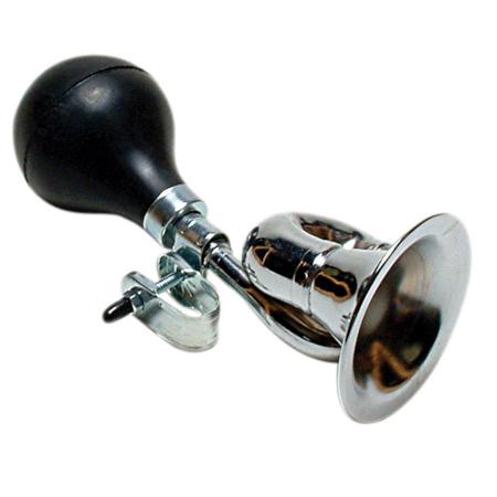 Oxford Chrome Bugle Horn - Thumbnail