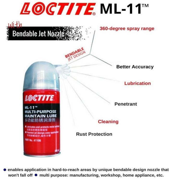 Loctite ML-11 Multi purpose lube - 360ml - OIL3010