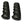 Load image into Gallery viewer, HAN3289 - 25mm 1&#39;&#39; Rubber Handlebar Grips

