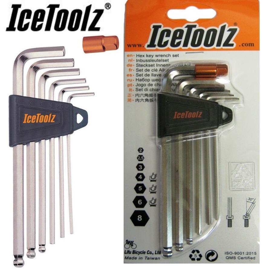 TOO2560 IceToolz Hex Key Set - 2, 2.5,  3, 4, 5, 6 & 8mm