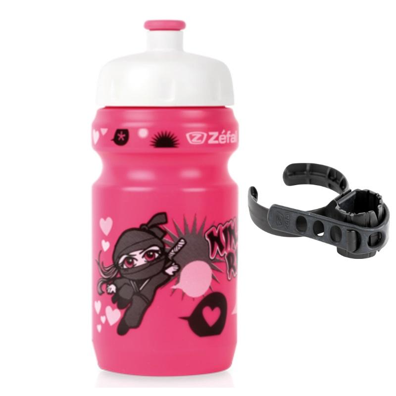 WAT7234 - 400ml Pink Ninja Waterbottle & Bracket